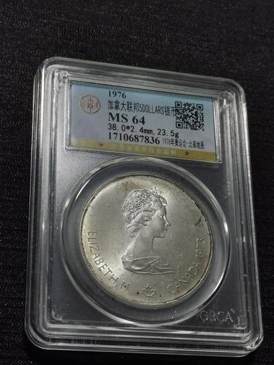 天下钱庄专场欢迎参拍 - 加拿大5加元银币，925银