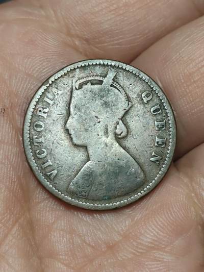 2026年第三十九场(总第二百零八场）外国好品散币场(免佣金) - 英属印度1876年1/4安娜(维多利亚女王中年带冠，第一版关门年)