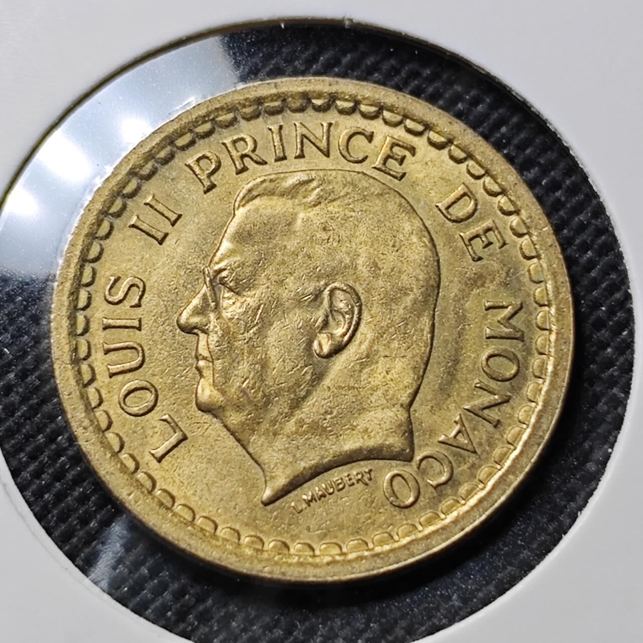 KK钱币收藏小铺  第412期 2月预留时间 周末发货 摩洛哥1法郎 好品铜币