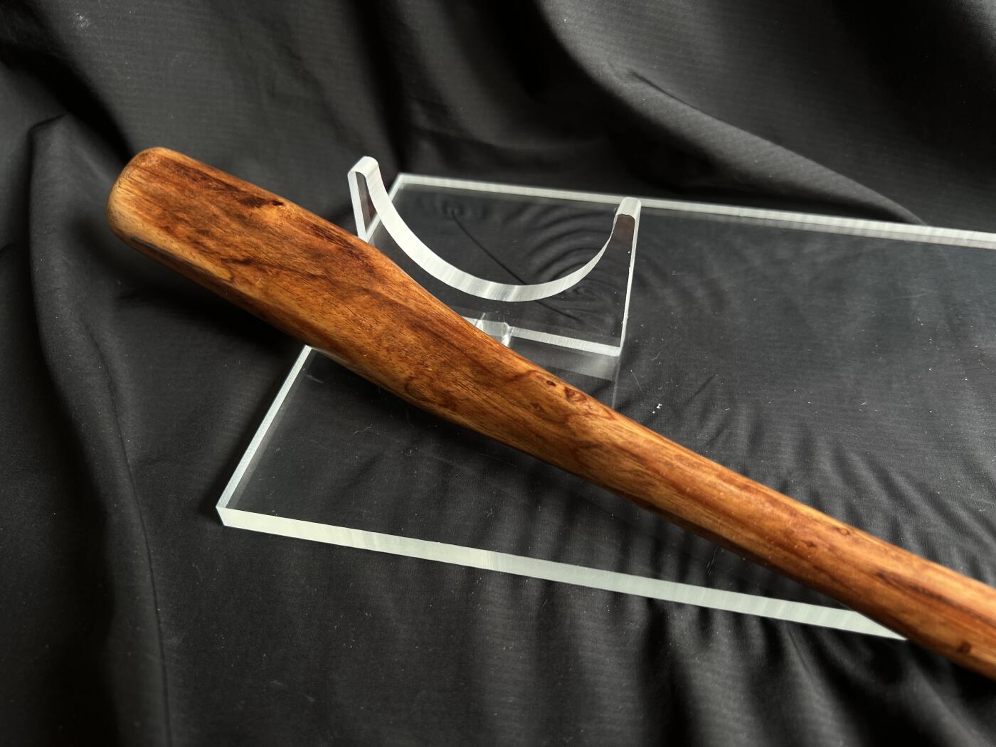 零元拍：NO.9海南黄花梨随形文玩把玩棍，尺寸约：46.5/2/3CM