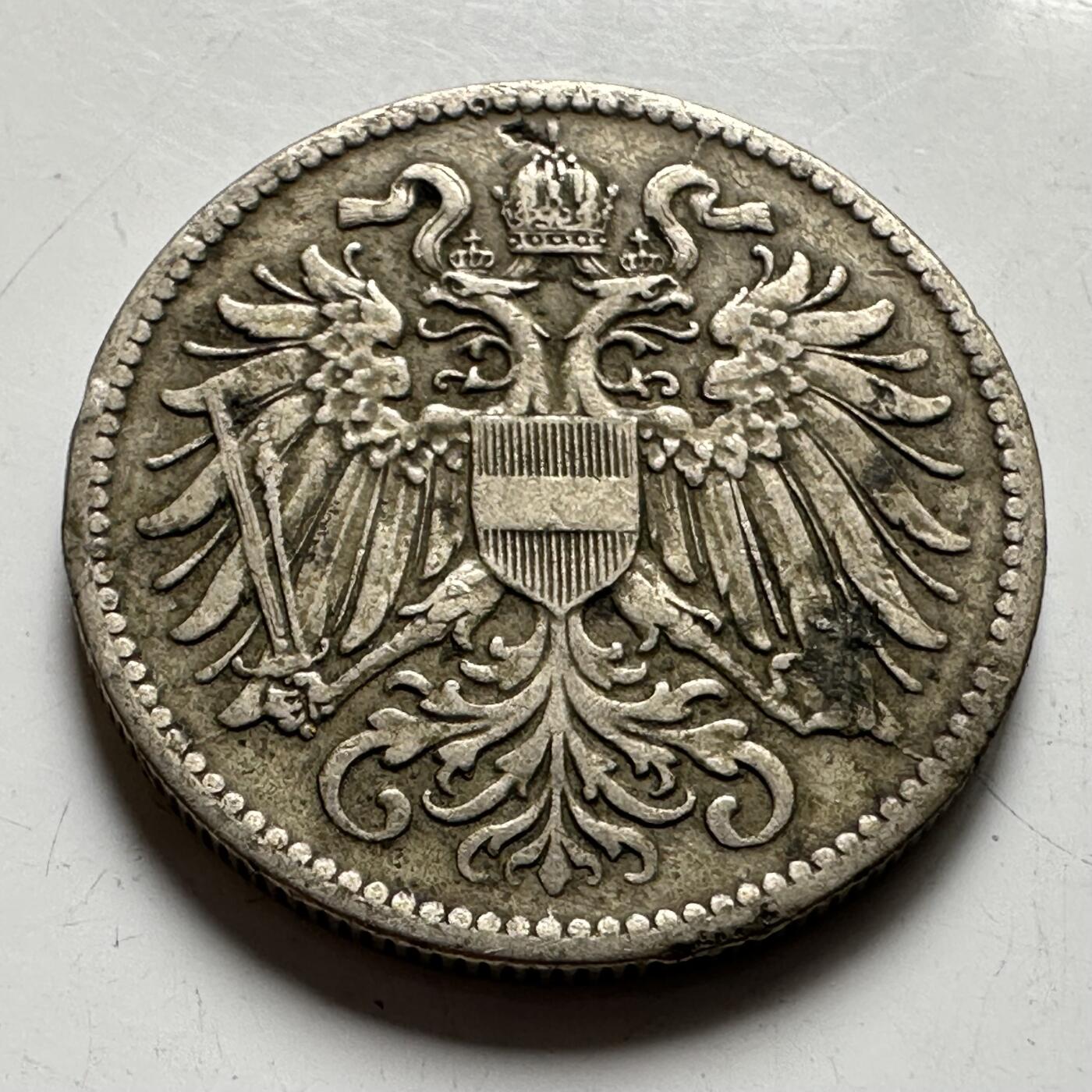 🌹外币初藏🌹🐯2026年第35场   每周二四六晚8️⃣点 接代拍 奥匈帝国 1916年 10赫勒 双头鹰 镍币 奥地利