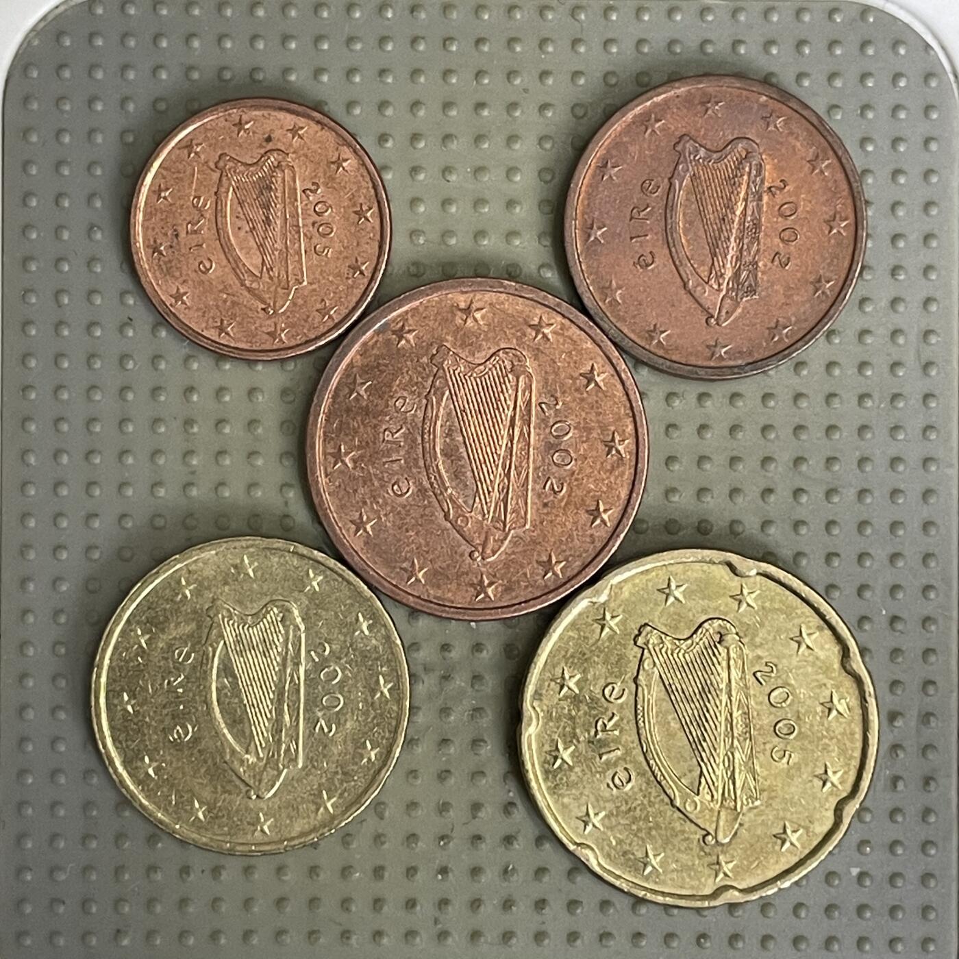 2026年第41场各国散币拍卖（总第191场） 爱尔兰欧分5枚