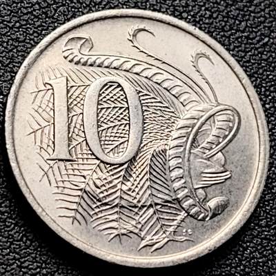 泉币菌-第218场-拍品多 请提前出价 -  英属 澳大利亚1981年10分铜镍币 琴鸟 伊丽莎白二世女王  铜镍币 23.6mm