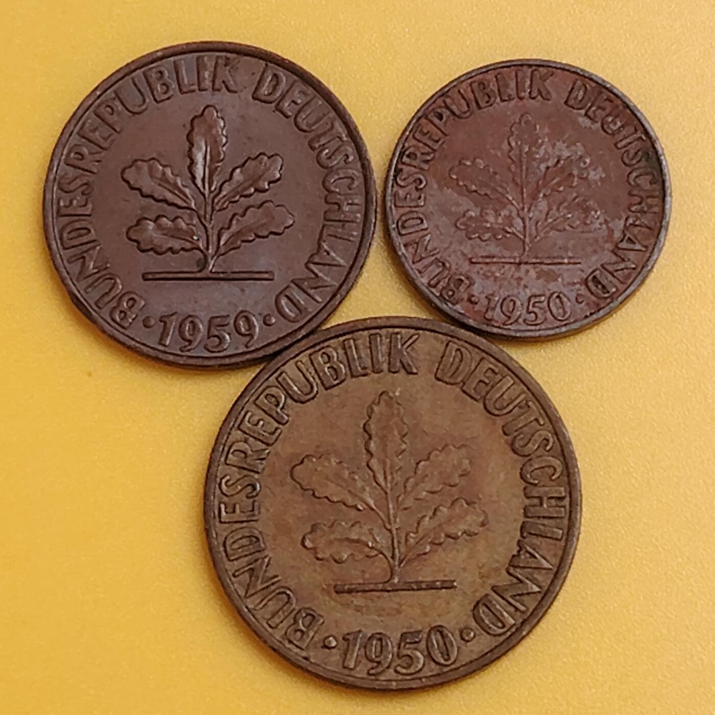 布加迪🐬～世界钱币(上海)🌾第 286 期 /  各国套币和散币 德国🇩🇪 三枚