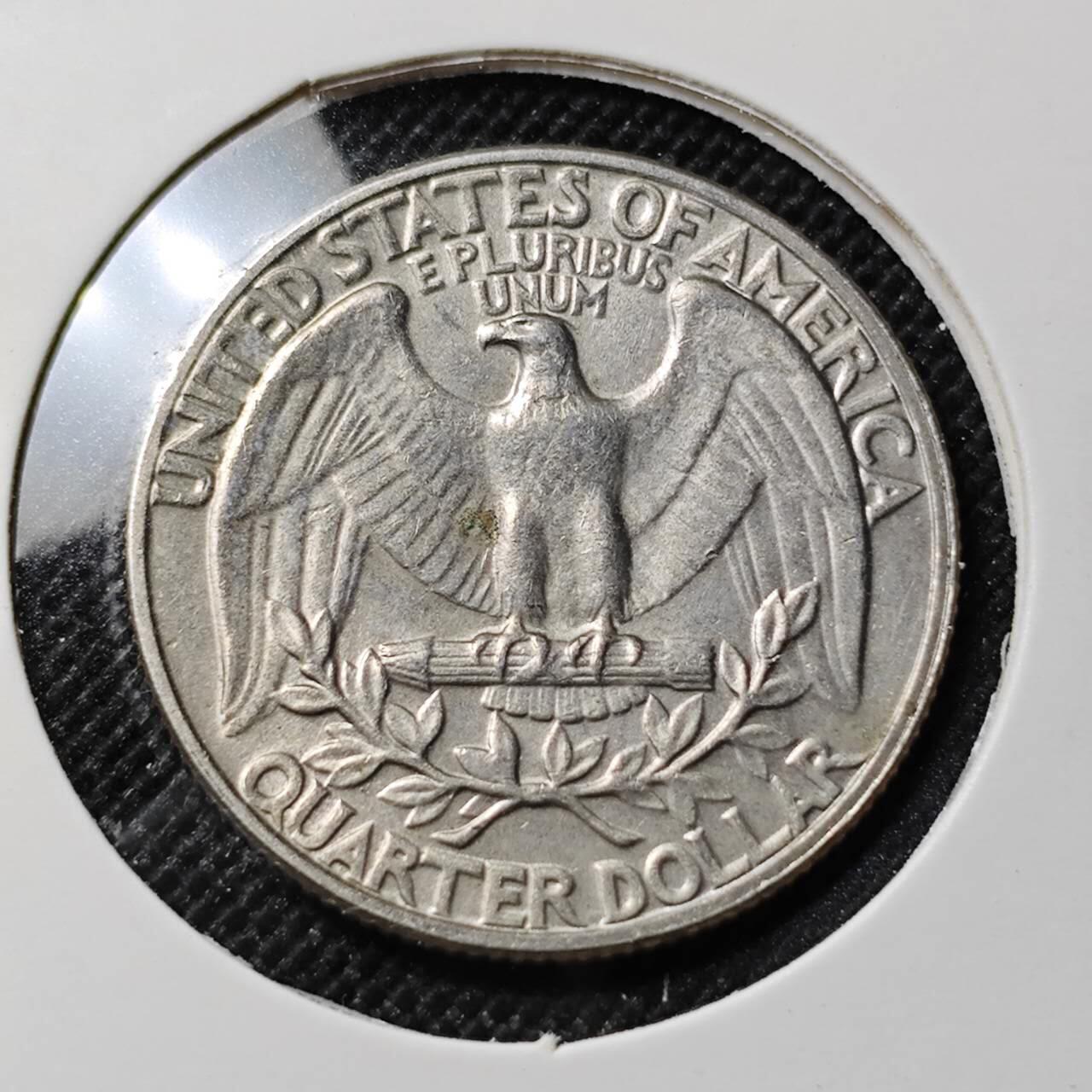 KK钱币收藏小铺  第412期 2月预留时间 周末发货 1972美国25分 