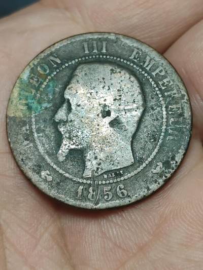 2026年第三十九场(总第二百零八场）外国好品散币场(免佣金) - 法兰西第二帝国1856年10生丁(拿破仑三世第一版，W标里尔造)