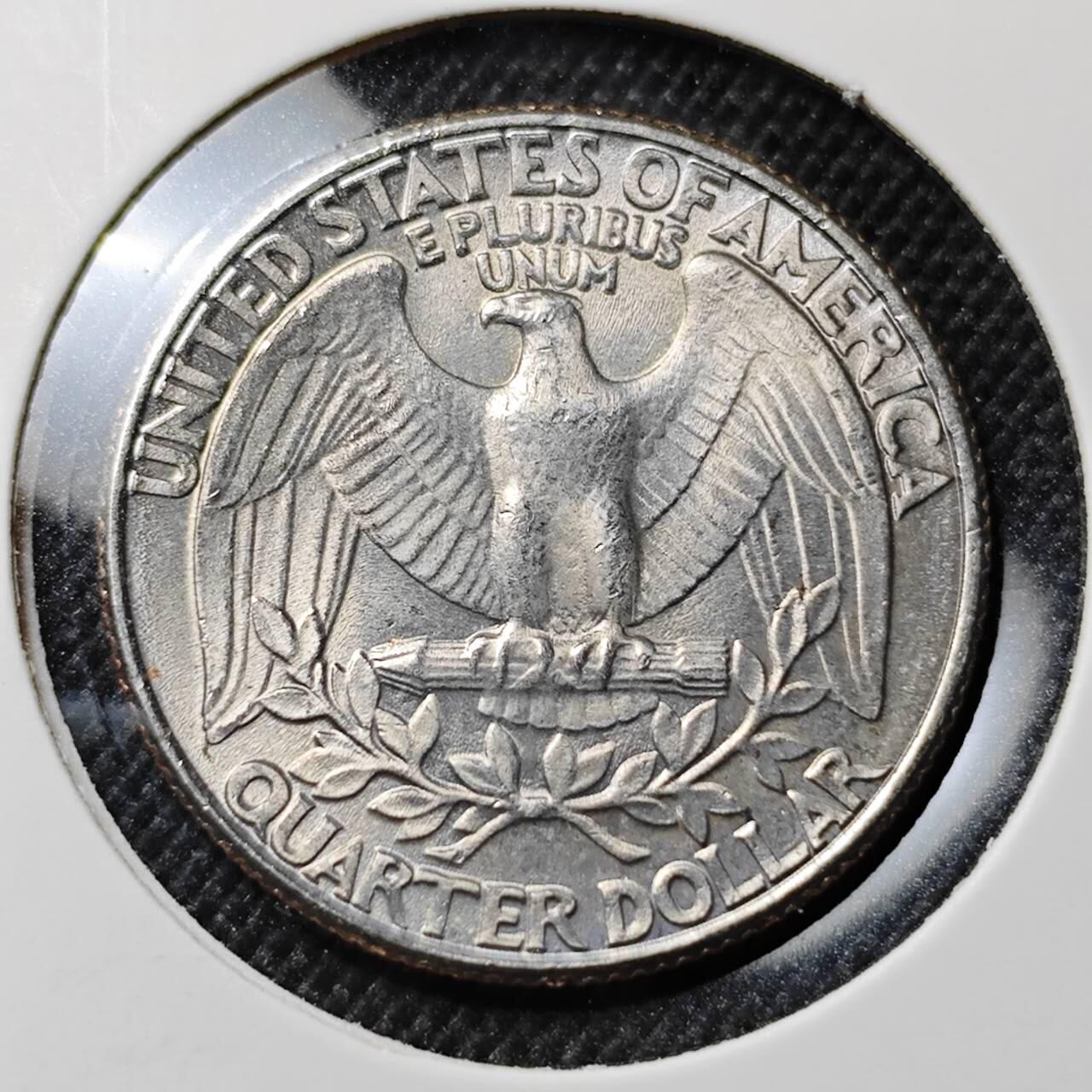 KK钱币收藏小铺  第412期 2月预留时间 周末发货 1986美国25分 好品