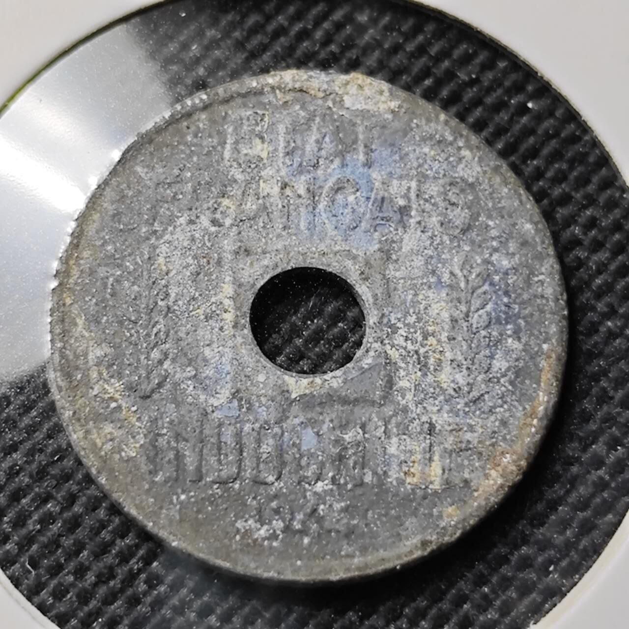 KK钱币收藏小铺  第412期 2月预留时间 周末发货  法属印支1/4分