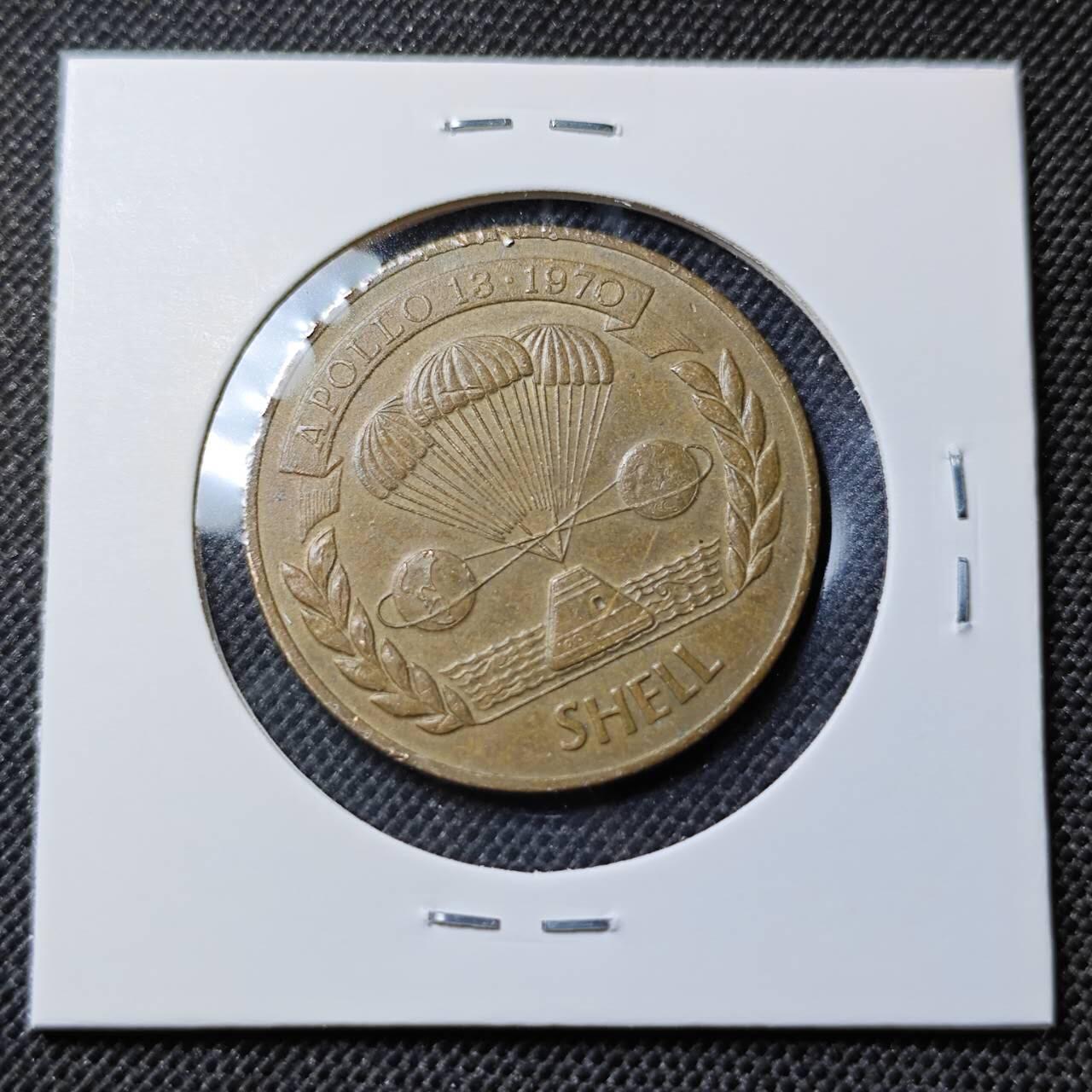 KK钱币收藏小铺  第412期 2月预留时间 周末发货  美国航天纪念铜章