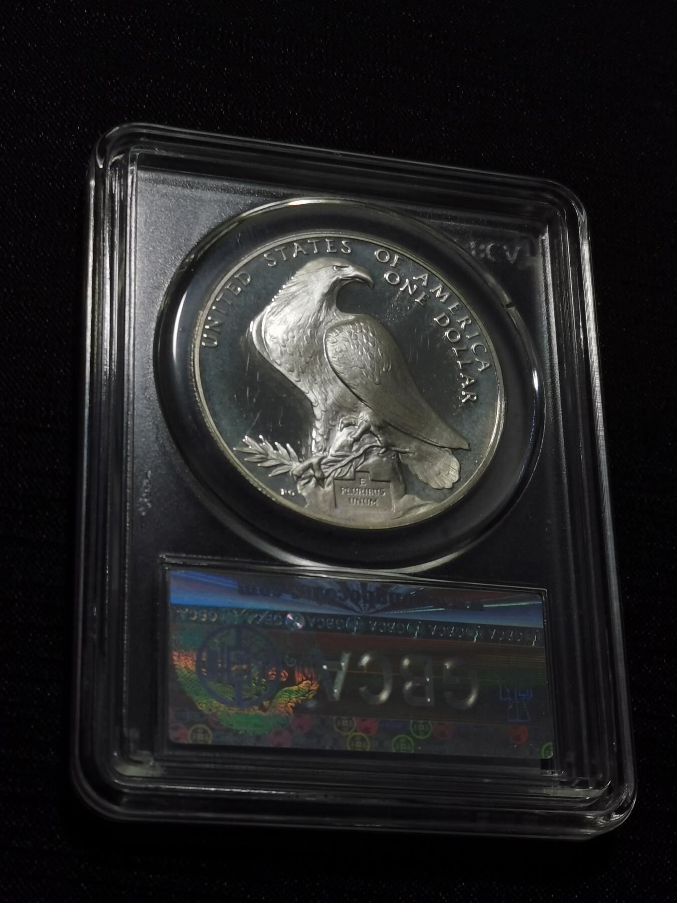 天下钱庄专场欢迎参拍 美国洛杉矶奥运会一美元银币