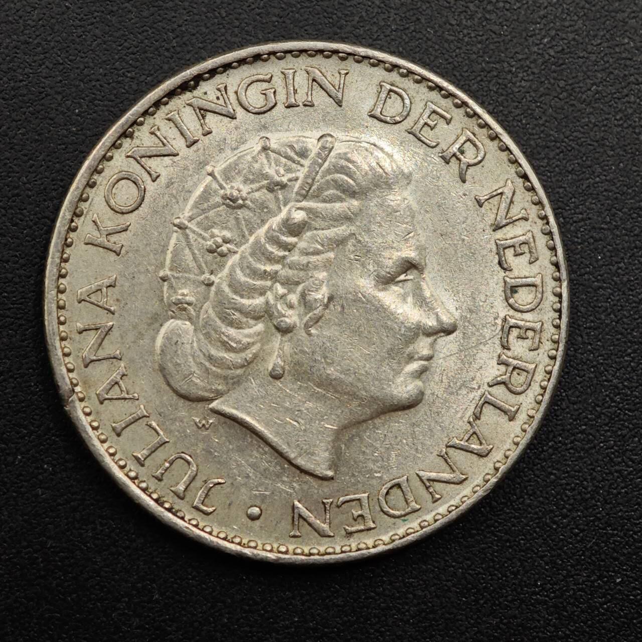 【淘币小摊】实时拍第八百八十六拍   散币场    每周一统一发货 荷兰1965年1盾银币