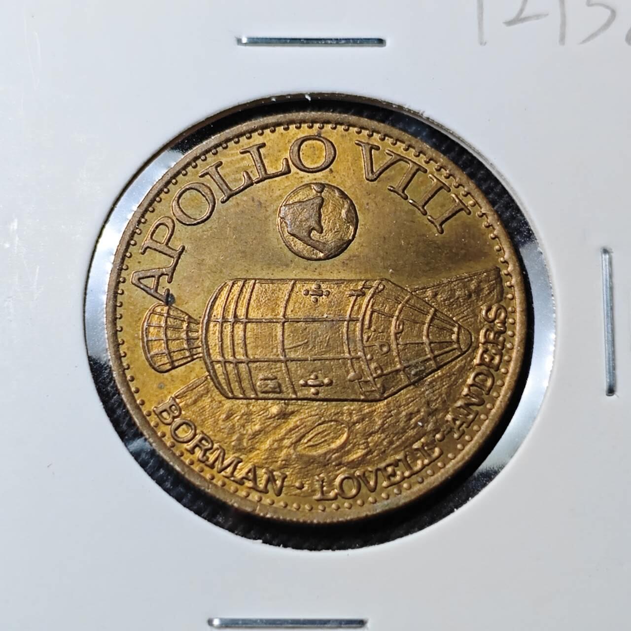 KK钱币收藏小铺  第412期 2月预留时间 周末发货  美国航天纪念铜章