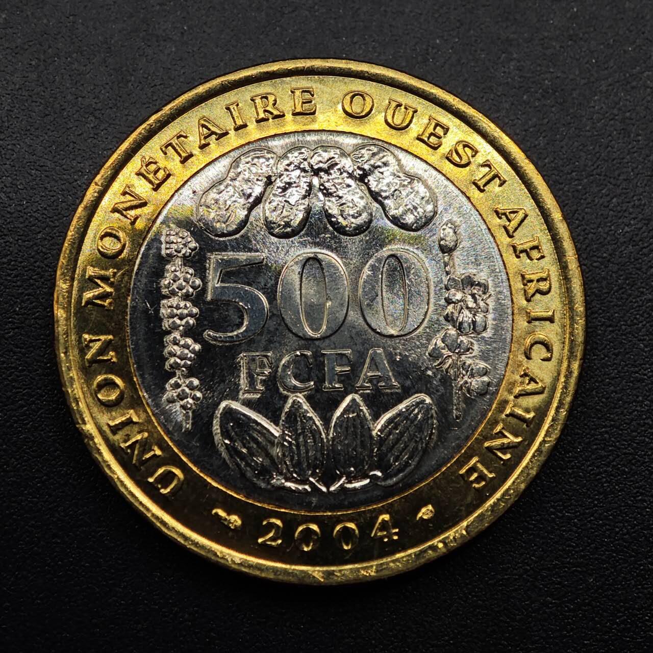 【淘币小摊】实时拍第八百八十六拍   散币场    每周一统一发货 西非2004年500法郎