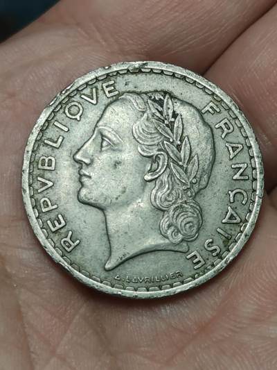 2026年第三十九场(总第二百零八场）外国好品散币场(免佣金) - 法兰西第三共和国1935年5法郎(第二版，纯镍材质)