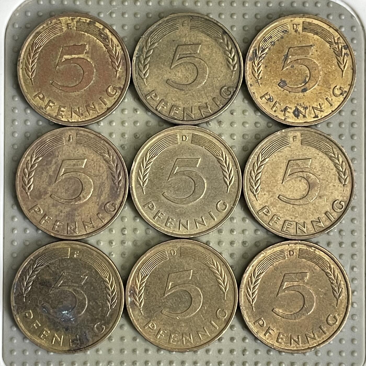 2026年第41场各国散币拍卖（总第191场） 德国5芬尼9枚