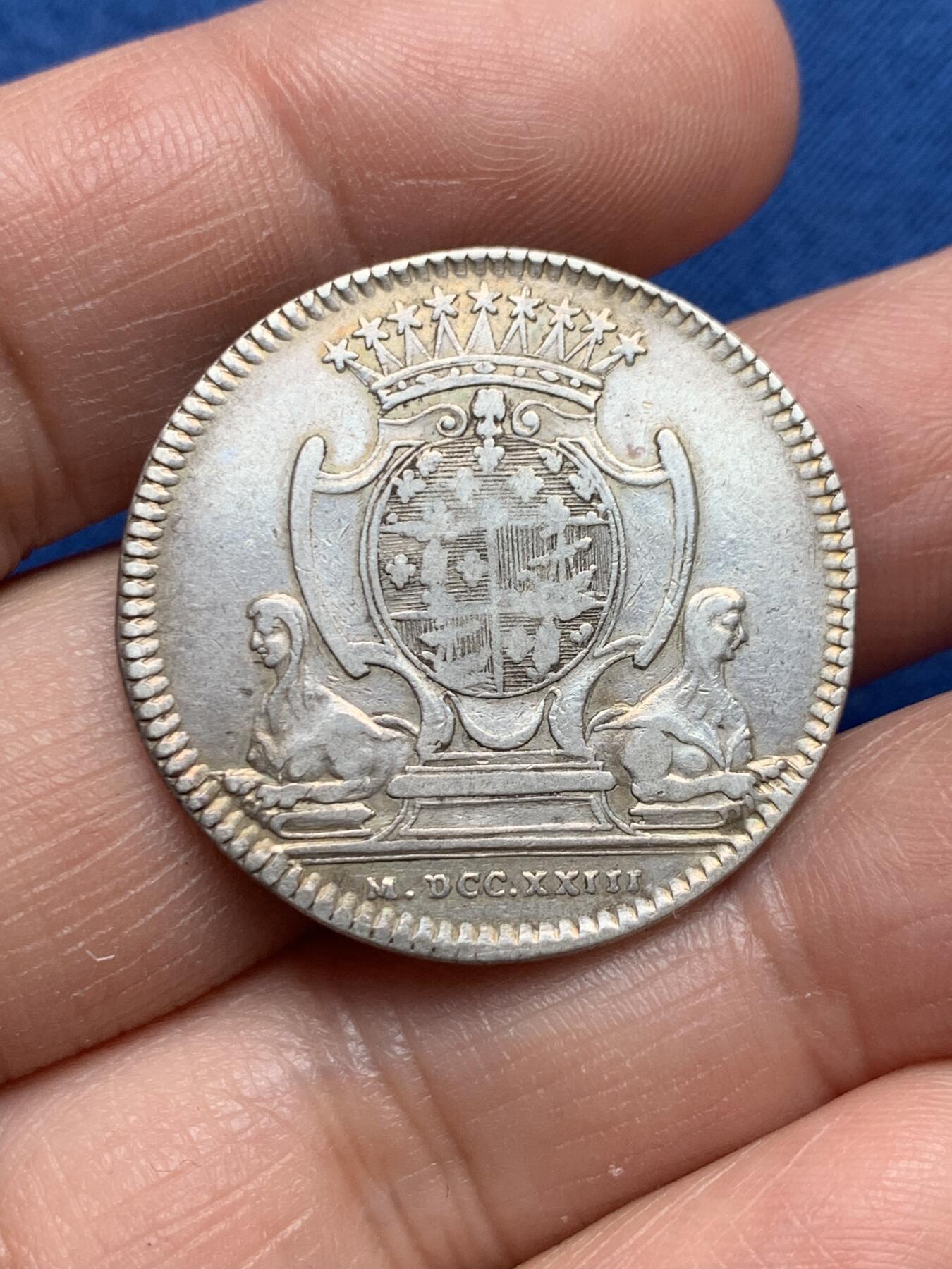 《竞宝斋》第476场 周日，周一 2场连拍 （全场包邮）欢迎送拍 法国巴黎书商和印刷商银质代币，9.34g，31mm