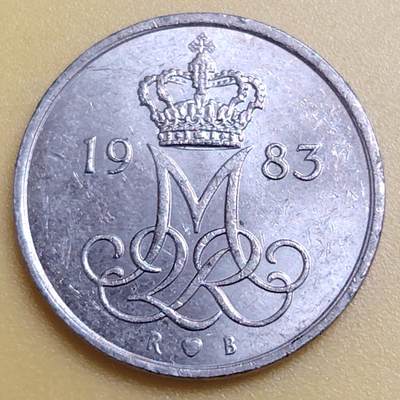 布加迪🐬～世界钱币(上海)🌾第 286 期 /  各国套币和散币 - 丹麦🇩🇰 1983年 10奥尔