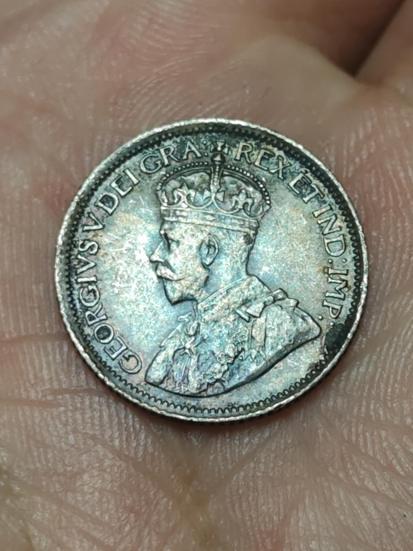 2026年第三十九场(总第二百零八场）外国好品散币场(免佣金) 加拿大🇨🇦1919年10分银币(乔治五世第二版关门年，925高银)