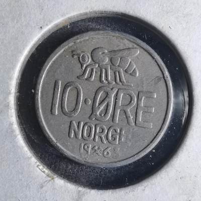 沼泽如烟--第1039场 - 挪威1963年10欧尔