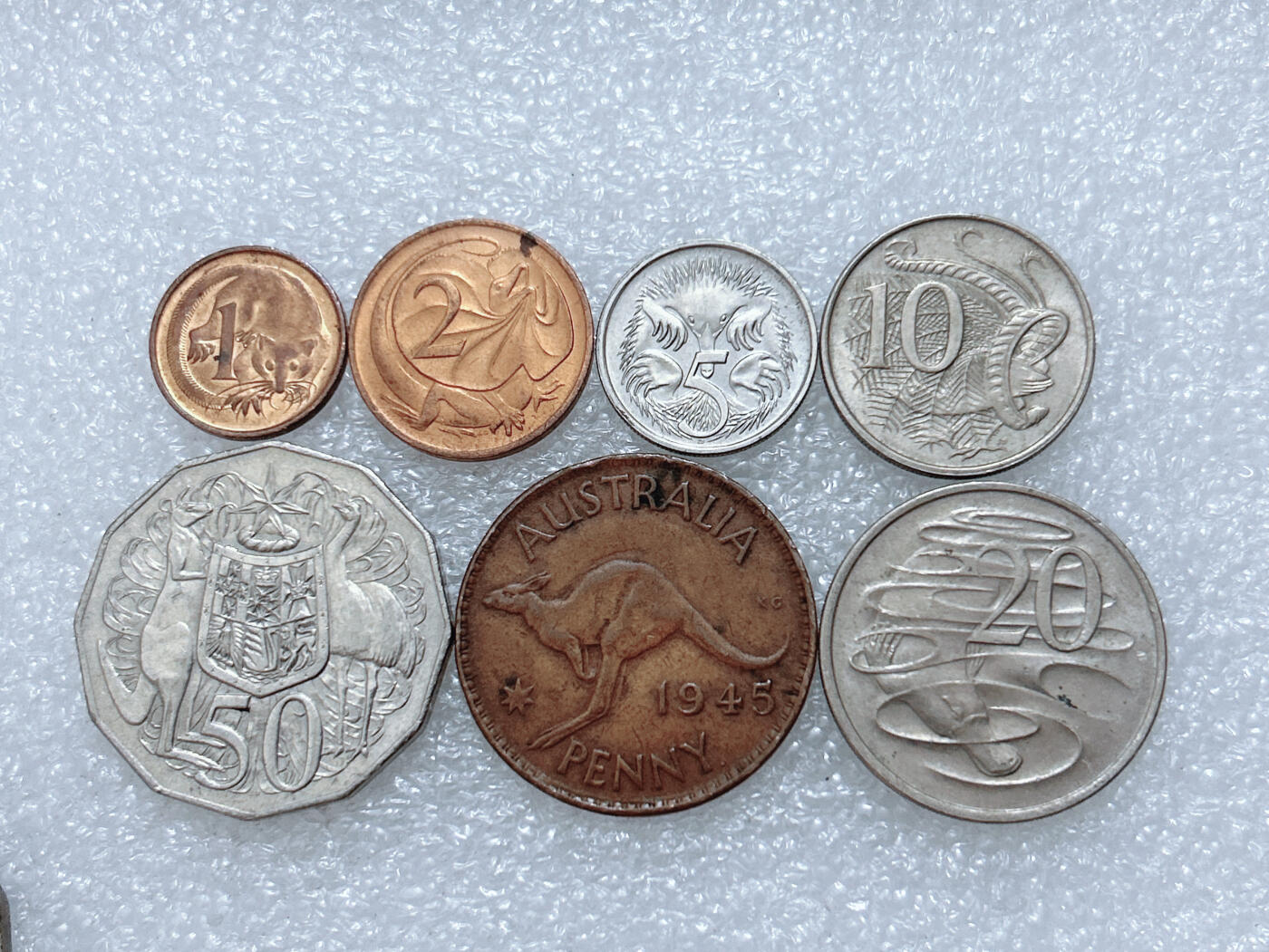 第一海外回流一元起拍收藏 散集专场  第310期 澳大利亚硬币 7枚