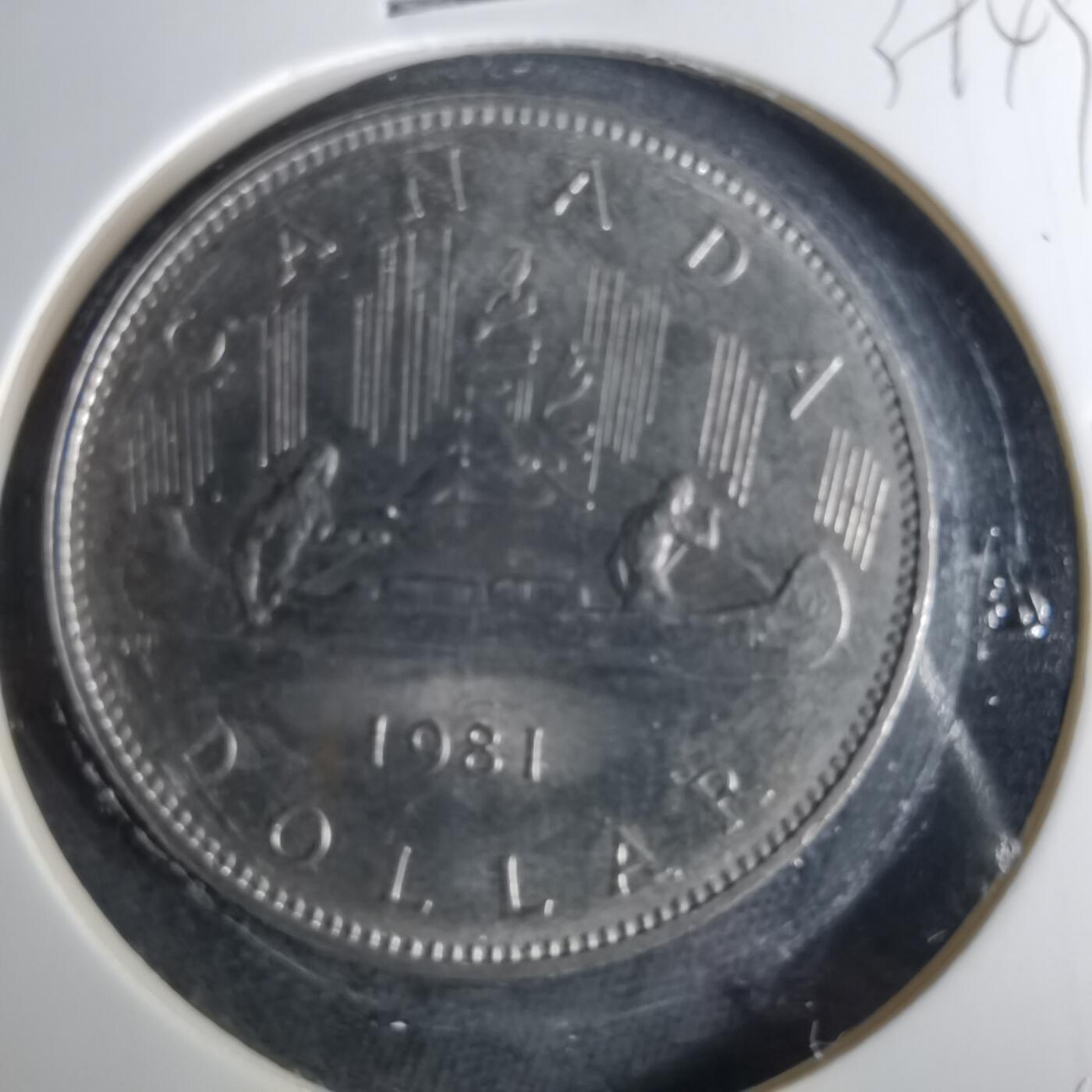 沼泽如烟--第1039场 加拿大1981年一元