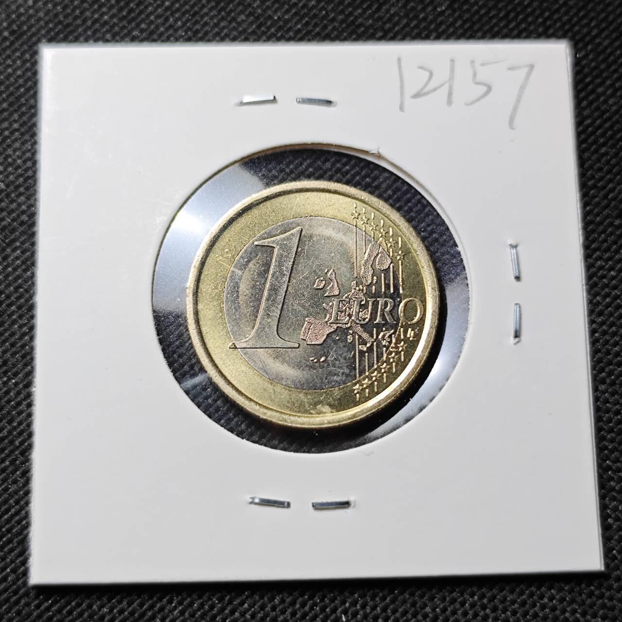 KK钱币收藏小铺  第412期 2月预留时间 周末发货 2002意大利1欧元 好品