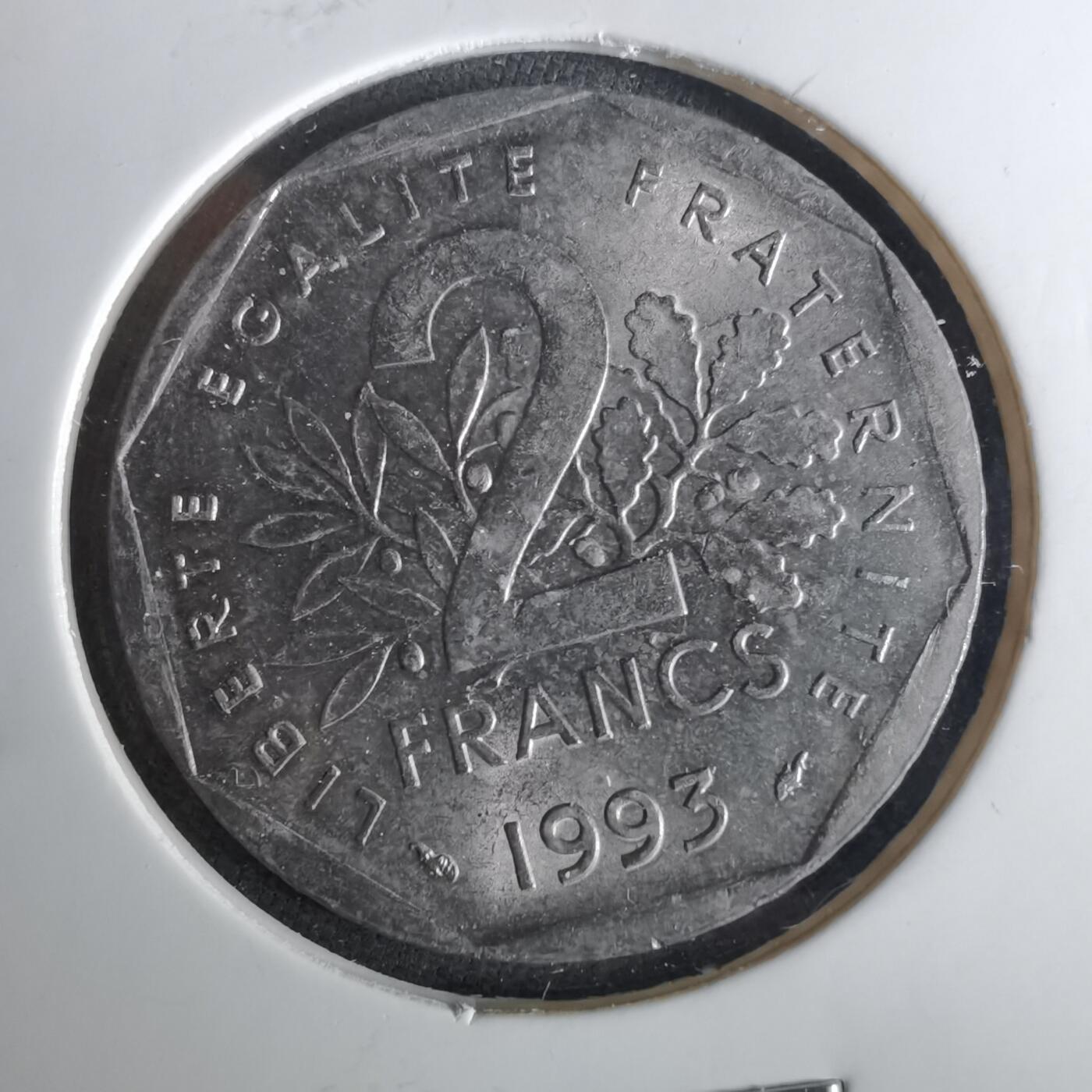 沼泽如烟--第1039场 法国1993年2法郎