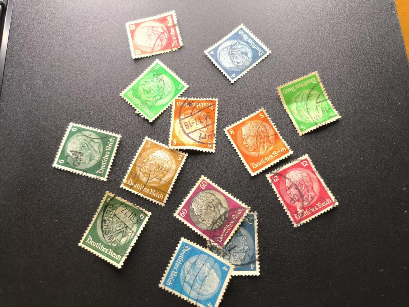 云宸嘉赏-勋臻文献佳藏优品精选场次（低佣 转发佣金红包） 德意志帝国-保罗・冯・兴登堡（Paul von Hindenburg）邮票一组 