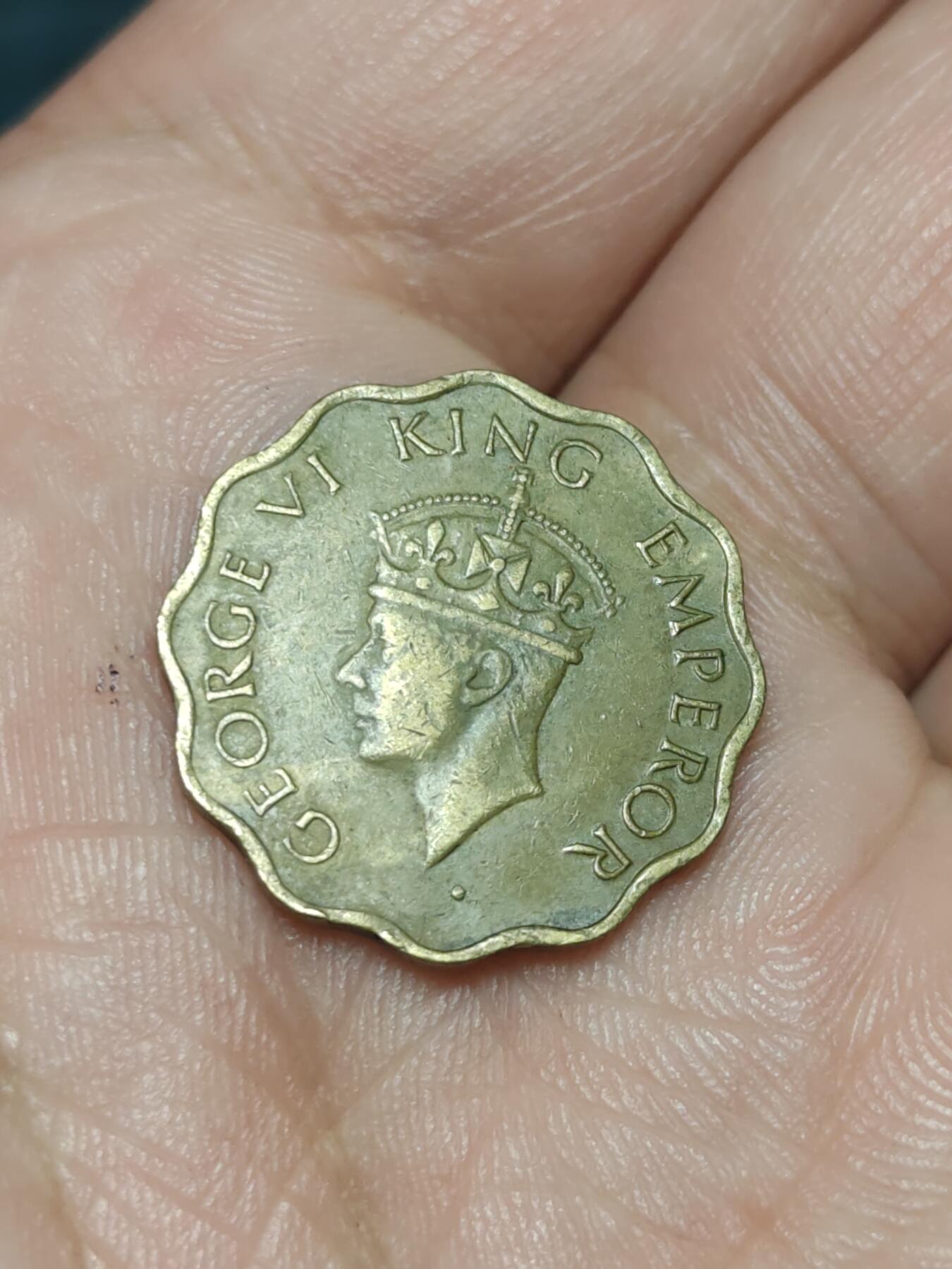 2026年第三十九场(总第二百零八场）外国好品散币场(免佣金) 英属印度1943年1安娜(乔治六世时期第三版，b版孟买造)