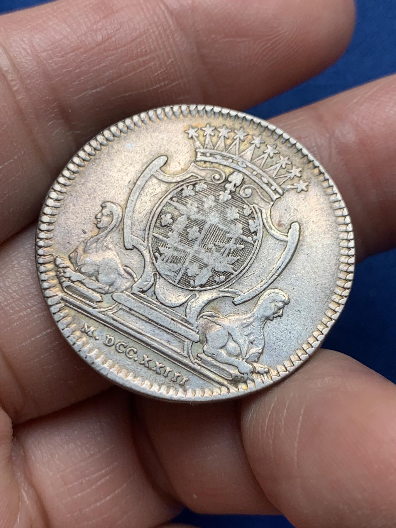 《竞宝斋》第476场 周日，周一 2场连拍 （全场包邮）欢迎送拍 法国巴黎书商和印刷商银质代币，9.34g，31mm