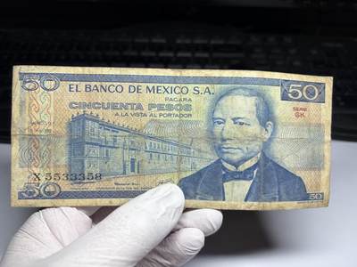 2026年集古藏今外币拍卖第三期-第10场—（总第320拍-纸币专场），本期拍完结算一次，发货时间2-3天，休息几天后继续新的一期拍卖。 - 1978年墨西哥50比索