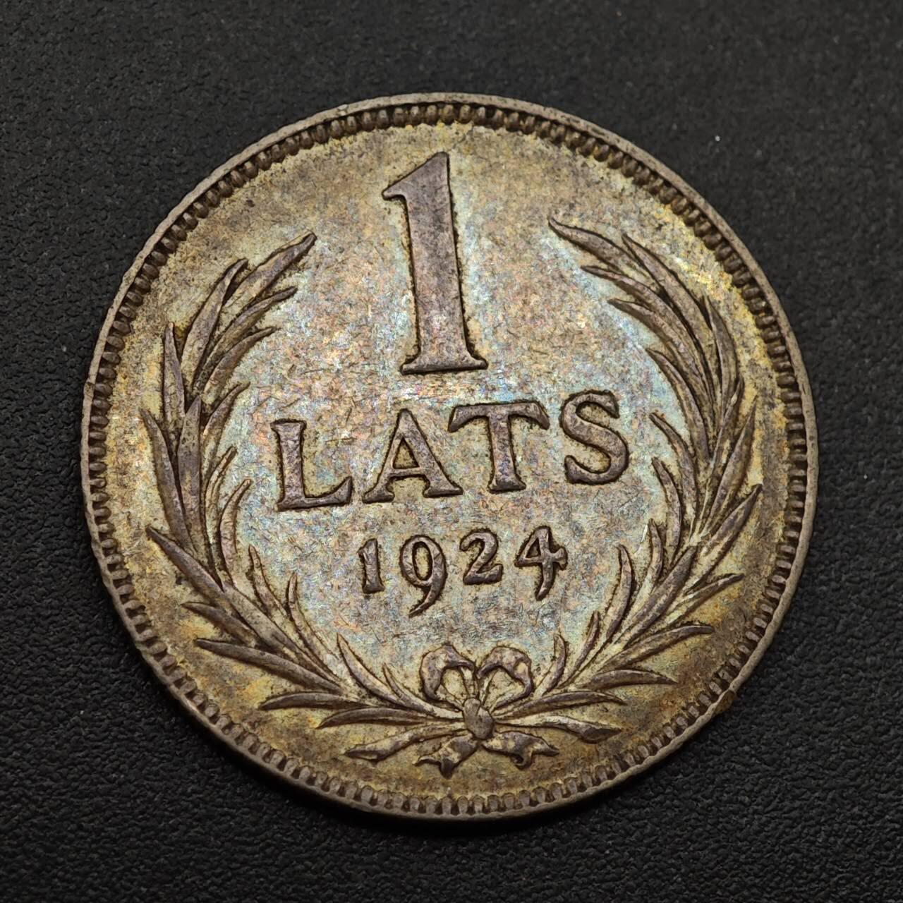 【淘币小摊】实时拍第八百八十五拍   小银币场    每周一统一发货 拉脱维亚1924年1拉特银币