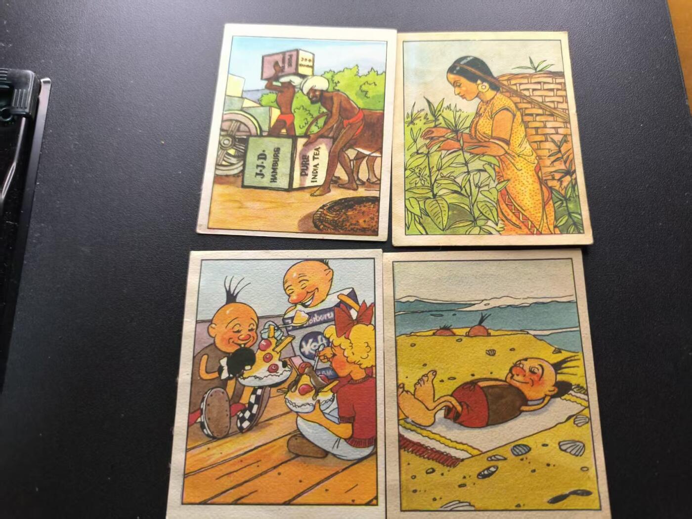 云宸嘉赏-勋臻文献佳藏优品精选场次（低佣 转发佣金红包） 魏玛德意志共和国时期 《Darbohne's Erlebnisse》系列连环画收藏卡  汉堡发行  详细见简介 