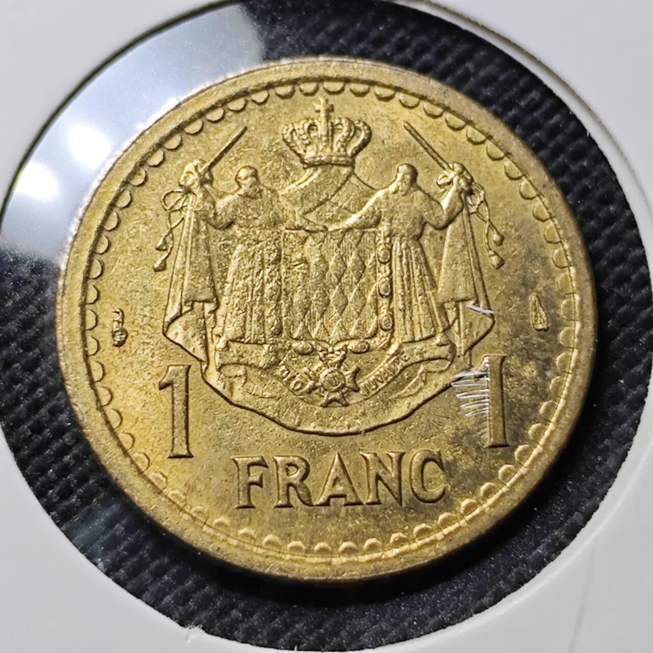 KK钱币收藏小铺  第412期 2月预留时间 周末发货 摩洛哥1法郎 好品铜币