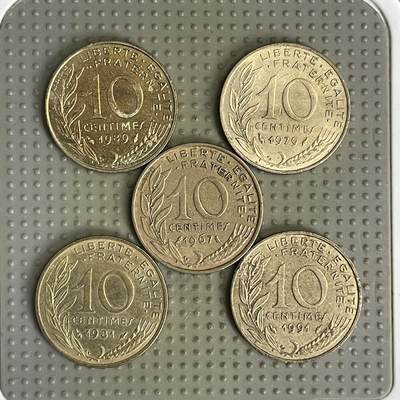 2026年第41场各国散币拍卖（总第191场） - 法国10生丁5枚