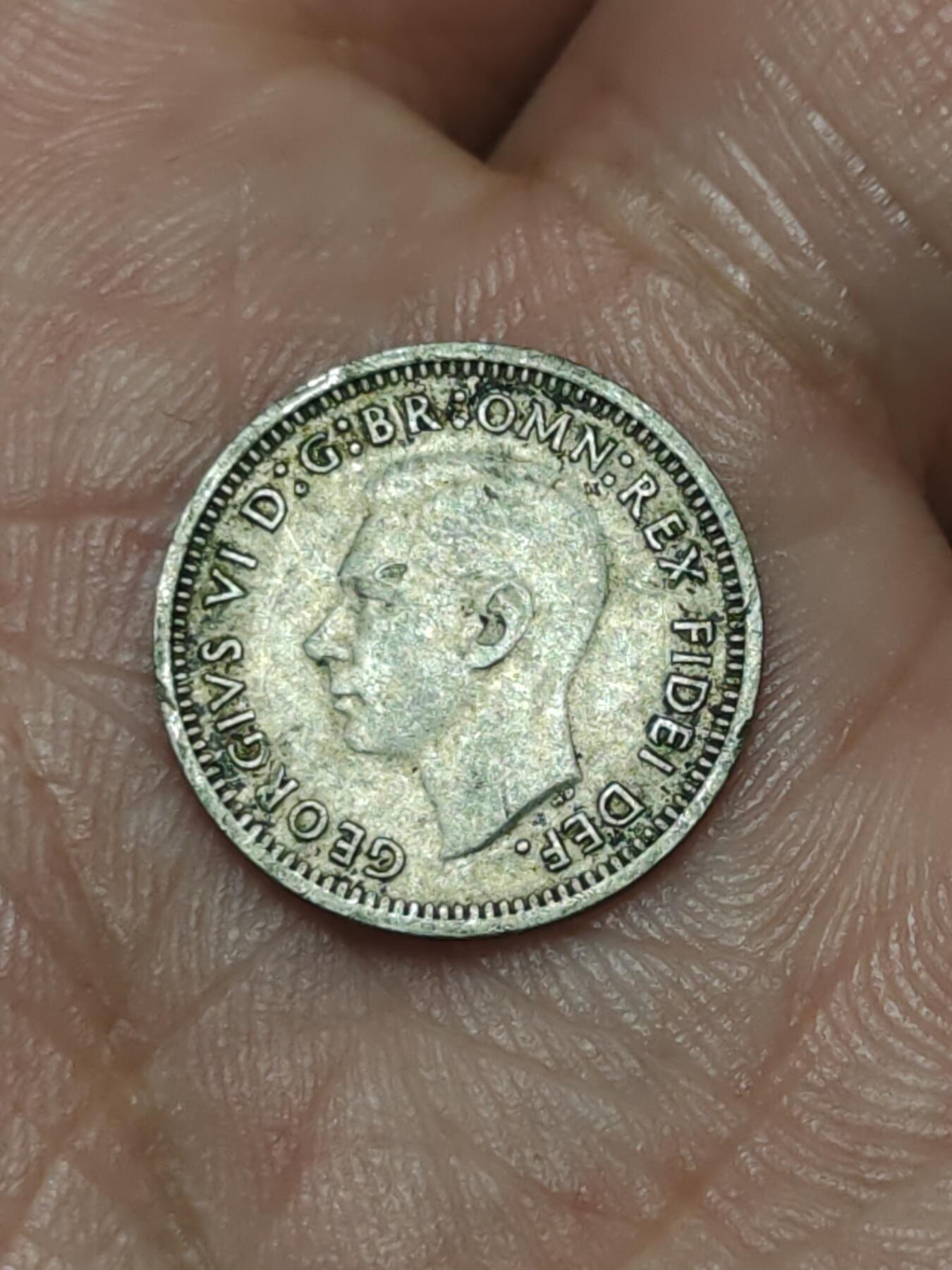 2026年第三十九场(总第二百零八场）外国好品散币场(免佣金) 澳大利亚🇦🇺1951年3便士(乔治六世第三版，500银)