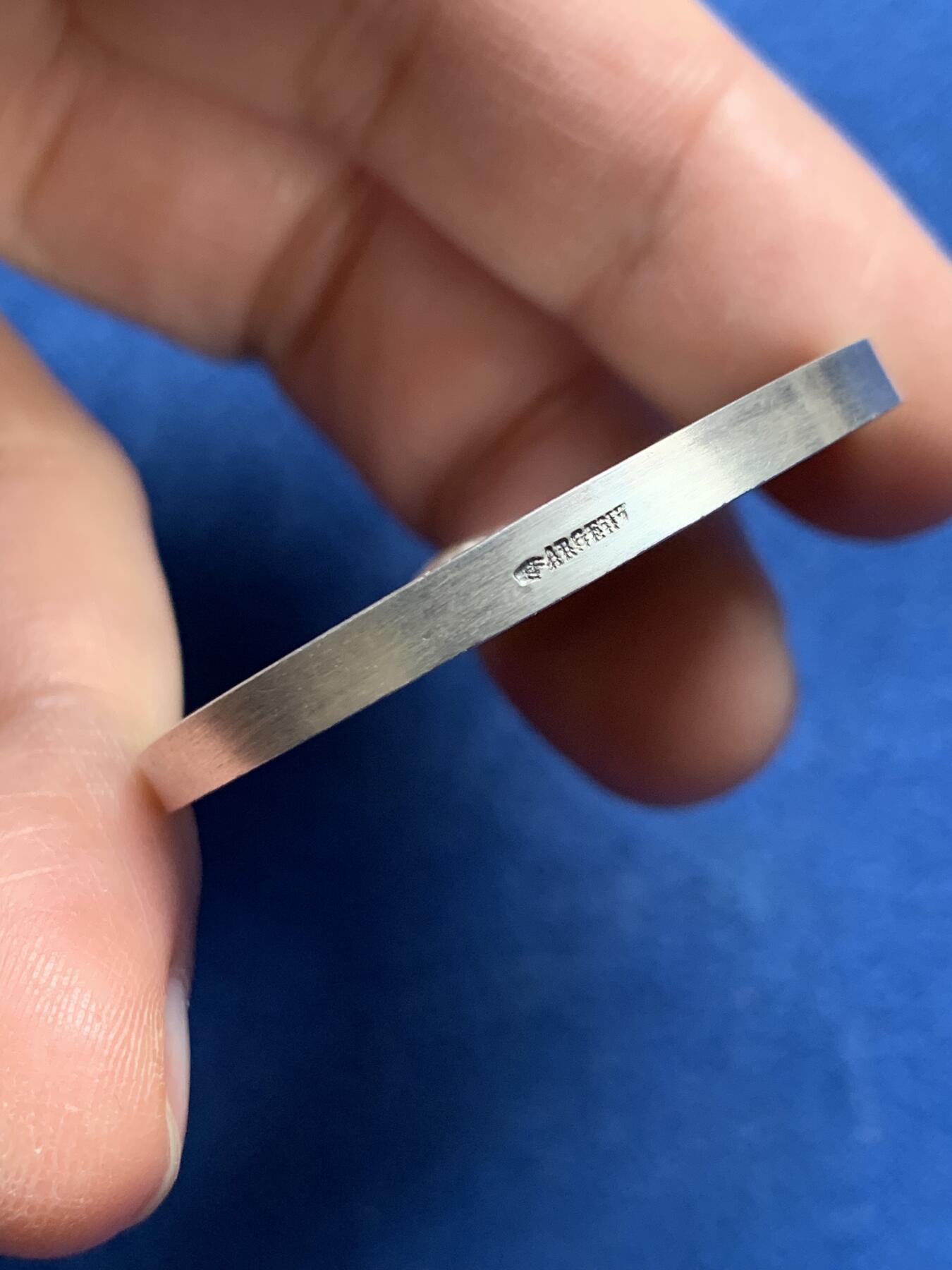 《竞宝斋》第476场 周日，周一 2场连拍 （全场包邮）欢迎送拍 法国1860年拿破仑三世银章 重38.5克 手指银标 41.2mm 带盒