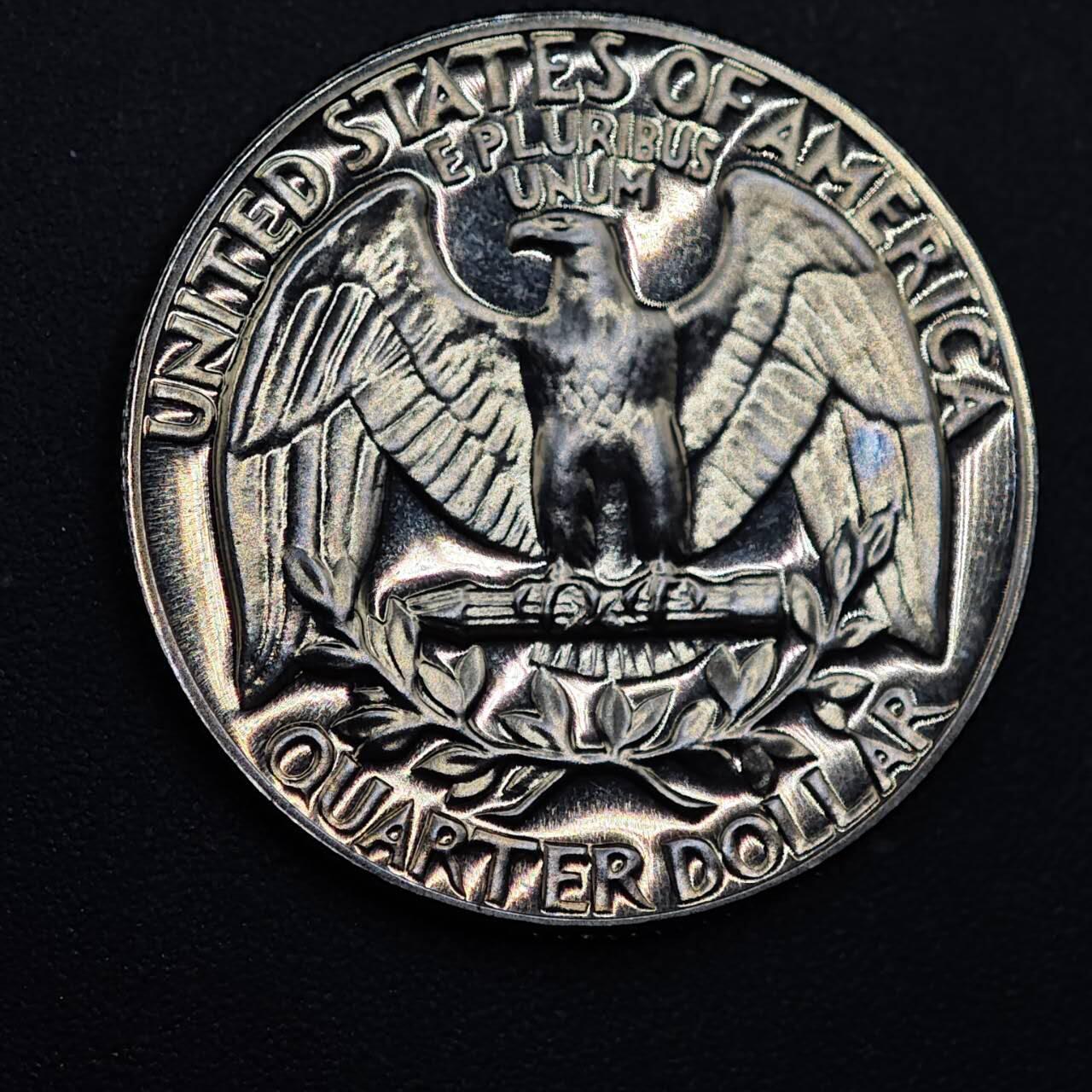 【淘币小摊】实时拍第八百八十六拍   散币场    每周一统一发货 美国1972年25分精制币