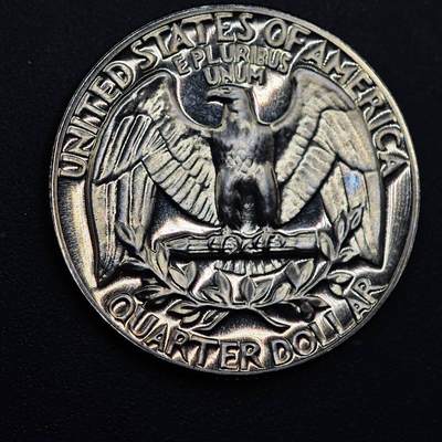 【淘币小摊】实时拍第八百八十六拍   散币场    每周一统一发货 - 美国1972年25分精制币