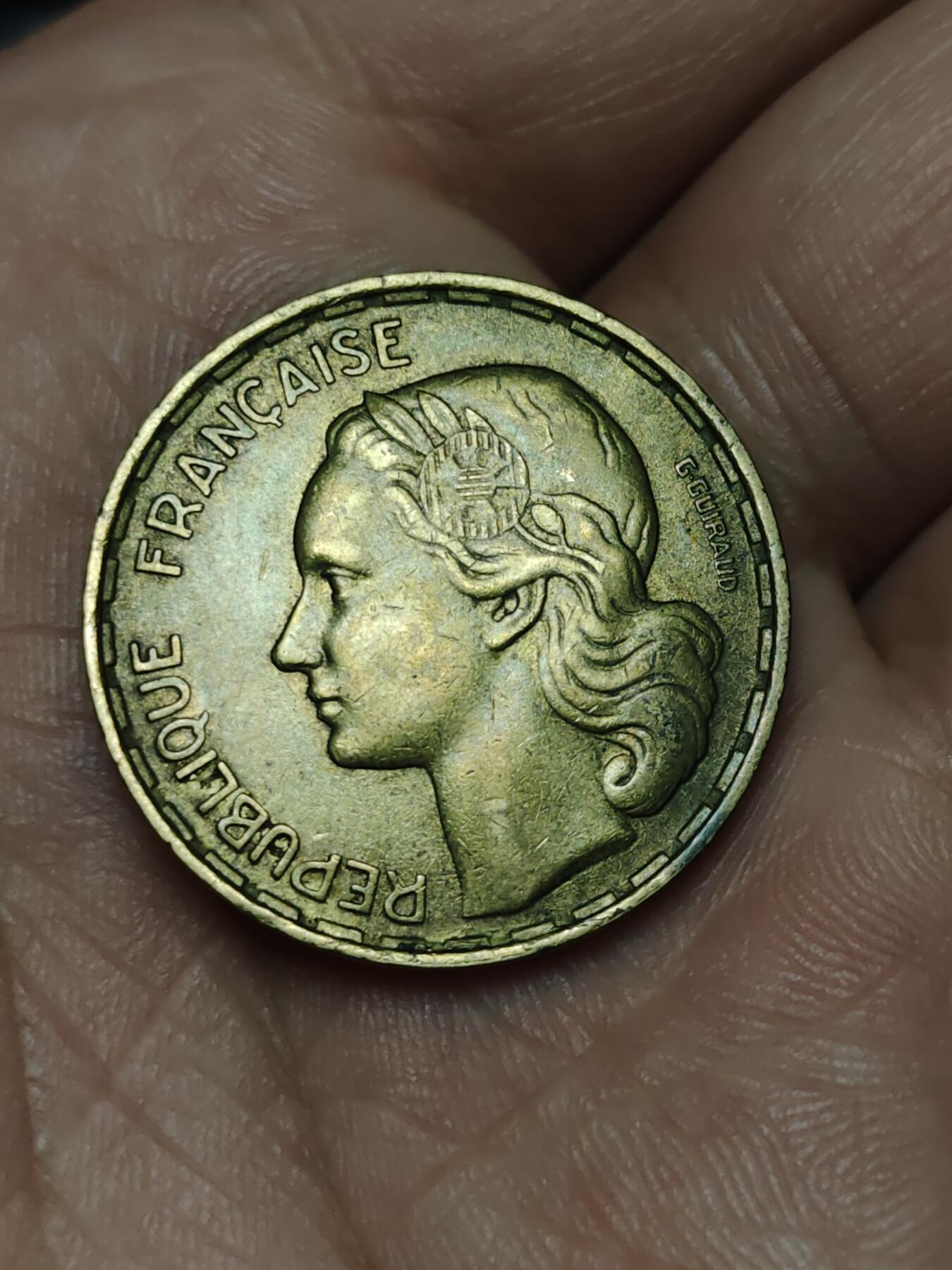 2026年第三十九场(总第二百零八场）外国好品散币场(免佣金) 法兰西第四共和国1954年50法郎(B标，博蒙莱罗热造)