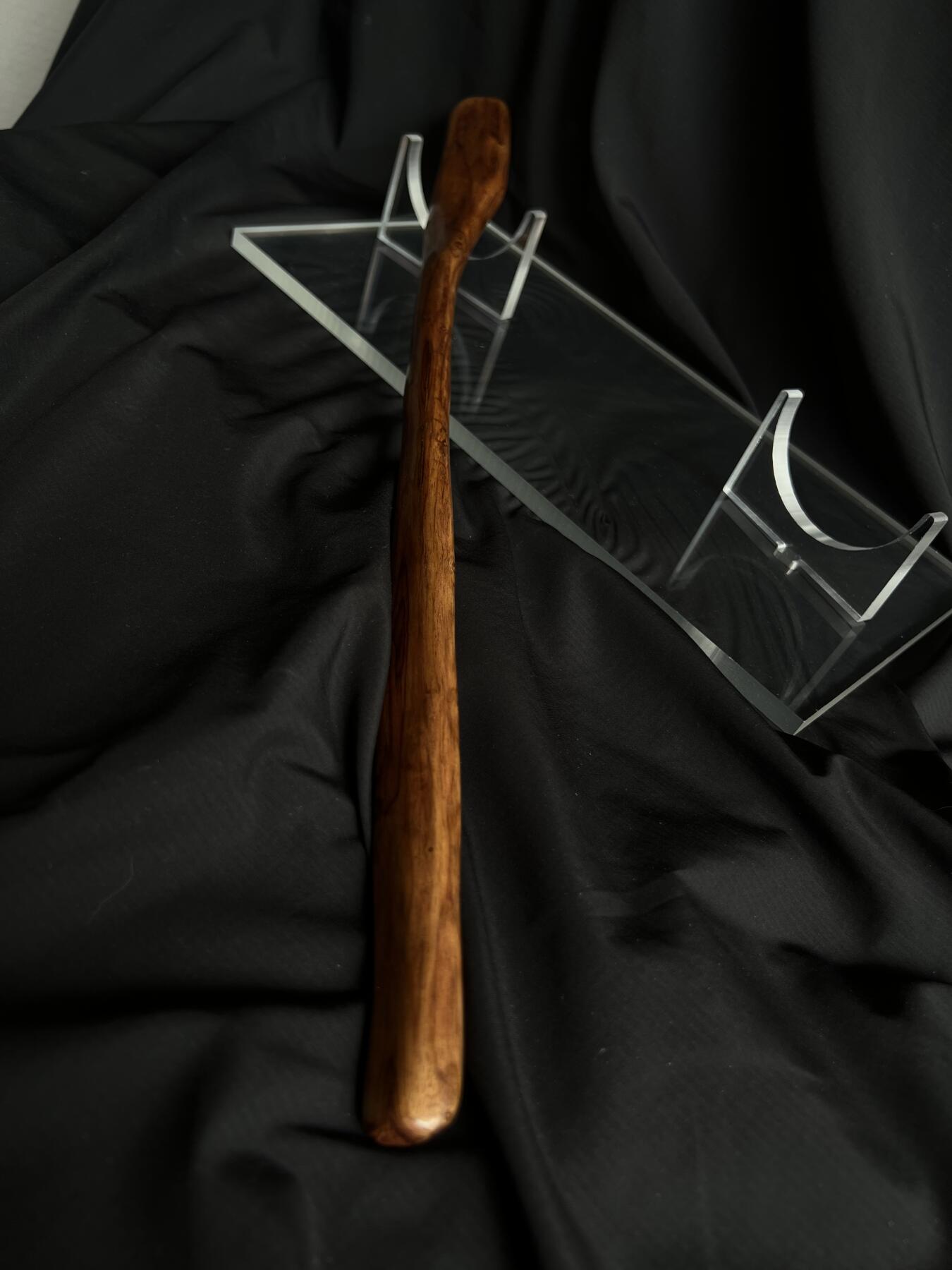 零元拍：NO.9海南黄花梨随形文玩把玩棍，尺寸约：46.5/2/3CM