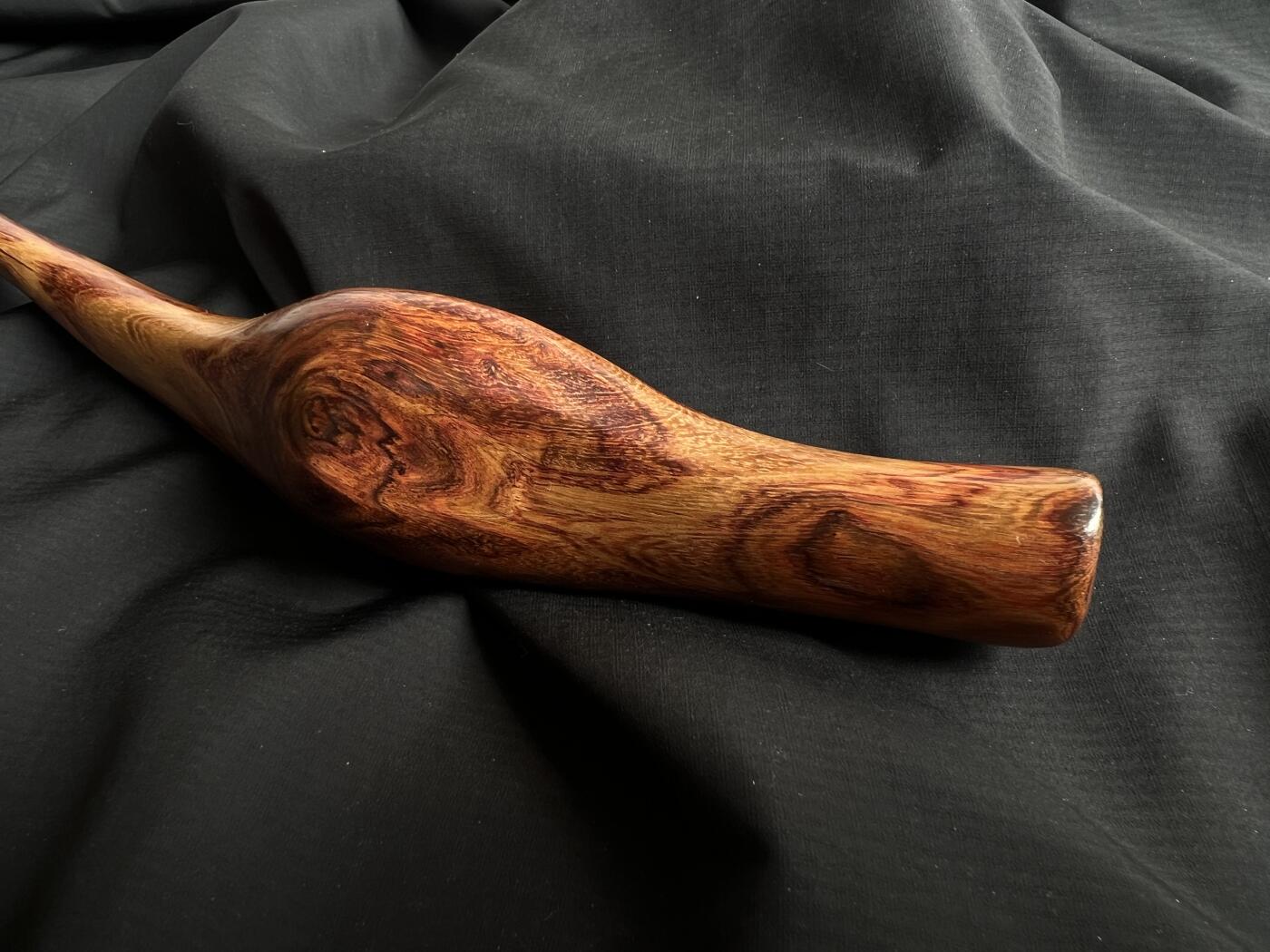 零元拍：NO.7海南黄花梨随形文玩把玩棍，尺寸约：30/3/2.5CM