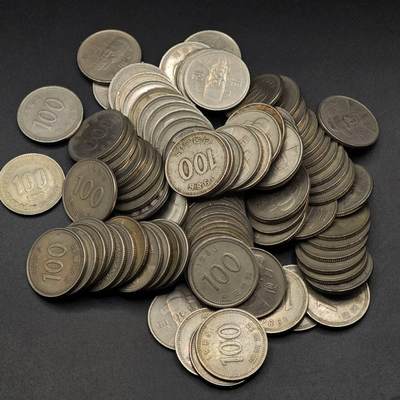 【淘币小摊】实时拍第八百八十六拍   散币场    每周一统一发货 - 韩国100元100枚