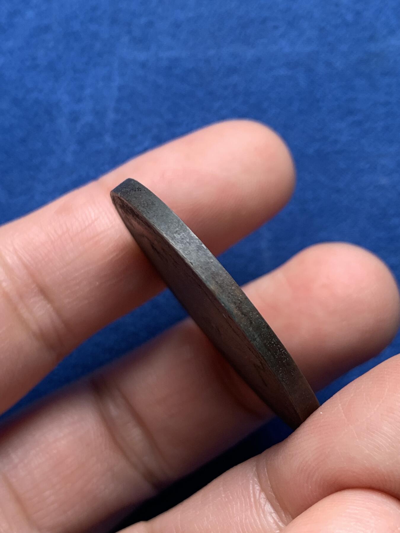 《竞宝斋》第476场 周日，周一 2场连拍 （全场包邮）欢迎送拍 德国吞并奥地利纪念锌章 15.85克 36mm 非常稀见的材质 附带德国拍卖原纸袋