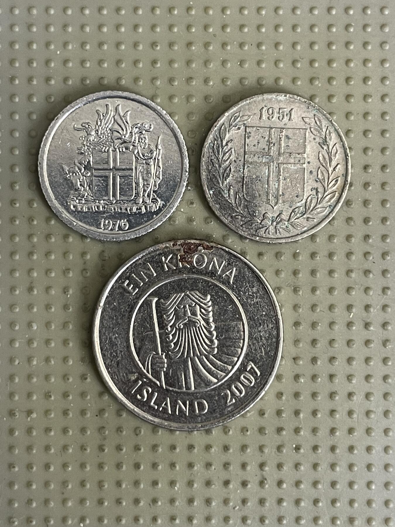 2026年第41场各国散币拍卖（总第191场） 冰岛3枚