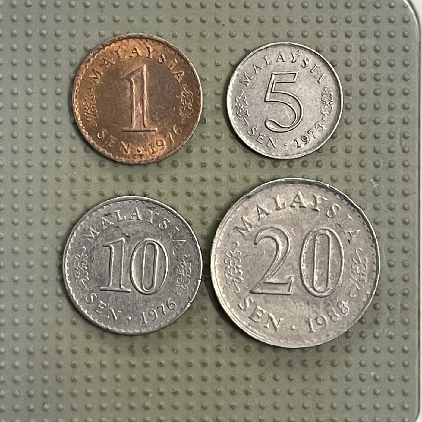 2026年第40场各国散币拍卖（总第190场） 马来西亚大厦版4枚