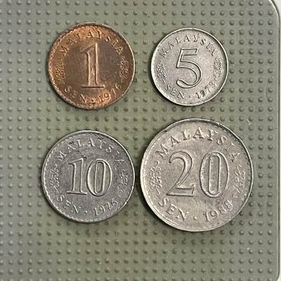 2026年第40场各国散币拍卖（总第190场） - 马来西亚大厦版4枚