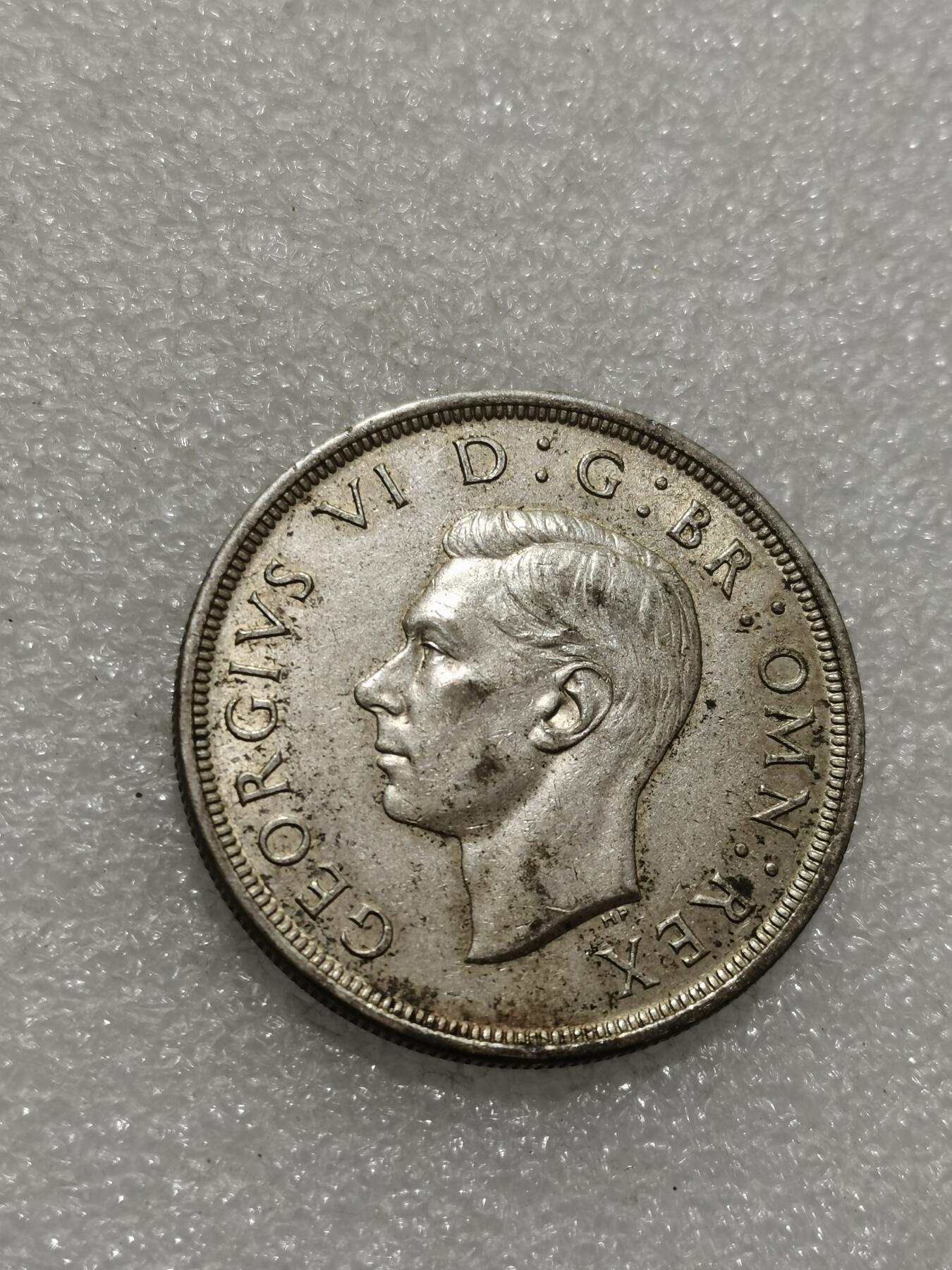 天下钱庄专场欢迎参拍 英国乔治六世登基克朗银币