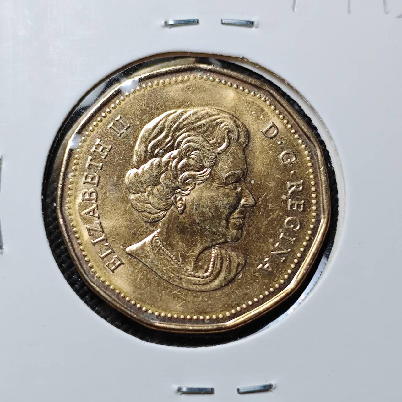 KK钱币收藏小铺  第412期 2月预留时间 周末发货 2004加拿大1元 纪念币