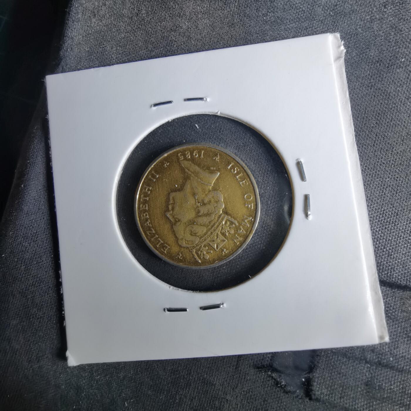 沼泽如烟--第1039场 马恩1985年1便士镀金